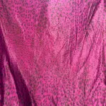 Thrift Bold Leopard or Animal Print in Black Double Length