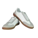 White and Grey Sneakers