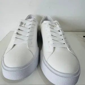 Pure White, Low-Top Casual Sneakers, in a lace-up design and Flat Rubber Soles.