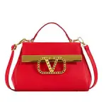 Valentino Garavani Rockstud Alcove Top Single Handle Bag Silhouette