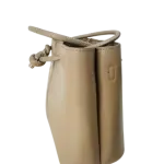 ZARA Mini City Bag with decorative knot details on the handles.