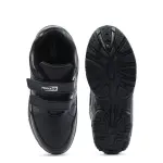 Crabkids leather school shoes, in a double-strap Velcro closure and a sturdy rubber sole.