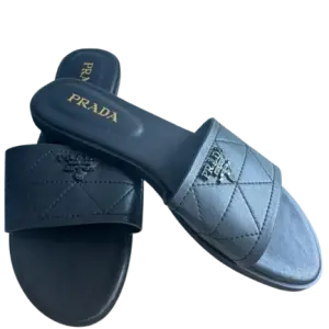 Prada Quilted Nappa Leather Sandals