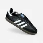 Adidas Samba Sneakers, in a classic three-stripe design and Gum Rubber Outsole.