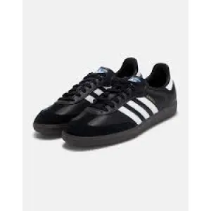 Adidas Samba Sneakers, in a classic three-stripe design and Gum Rubber Outsole.