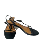 Zara Black Strappy Sandals