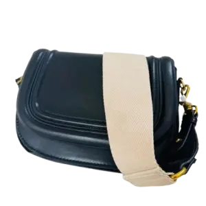 Zara Crossbody Bag, likely featuring a wide, woven, removable Shoulder Strap.