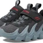 Skechers Kids' Hydro Wave Sneaker with a wavy-sculpted midsole mesh upper