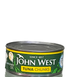 John West Tuna Chunks in Sunflower Oil.