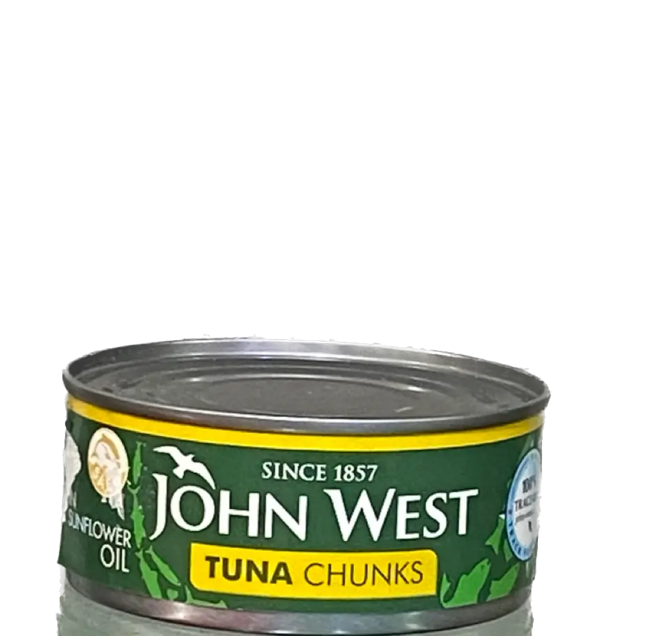 John West Tuna Chunks in Sunflower Oil.