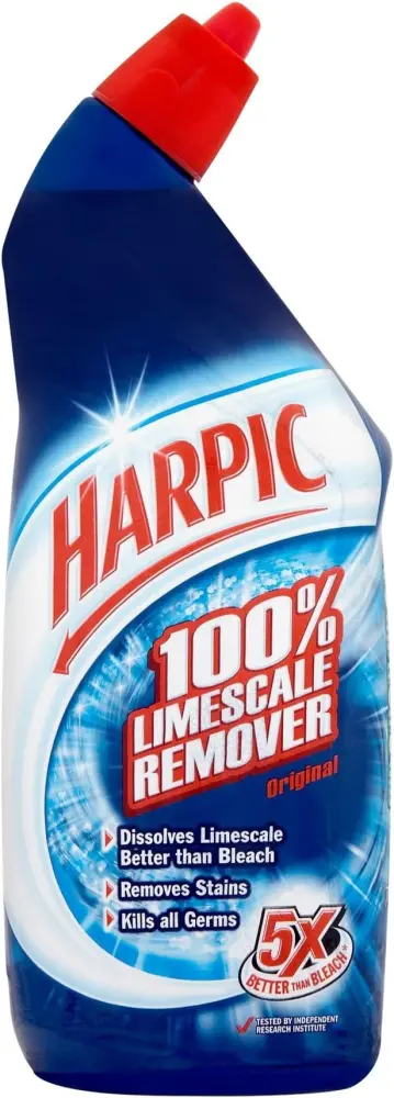 Harpic 100% Limescale Remover Original toilet cleaning gel 12Pcs