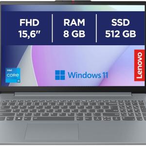 Lenovo IdeaPad Slim 3-15IRH8, 15.6″ FHD IPS Display, Intel Core i5-13420H, 2.1GHz up to 4.6GHz, 13th Gen, 8GB RAM, 512GB M.2 SSD, Backlit Keyboard, Windows 11 Pro