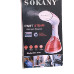 SOKANY SK-3050 Professional Handheld Steamer with 260ml Tank,30-Second Heat-Up,and Brush Attachment