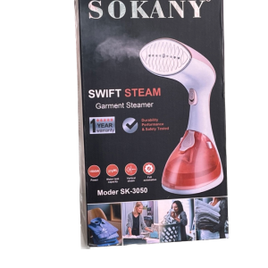 SOKANY SK-3050 Professional Handheld Steamer with 260ml Tank,30-Second Heat-Up,and Brush Attachment