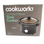 Cookworks Black Compact slow cooker