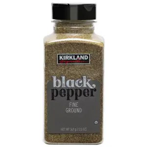 Kirkland Signature Fine Ground Black Pepper Food Spice Seasoning Dressing 348g
