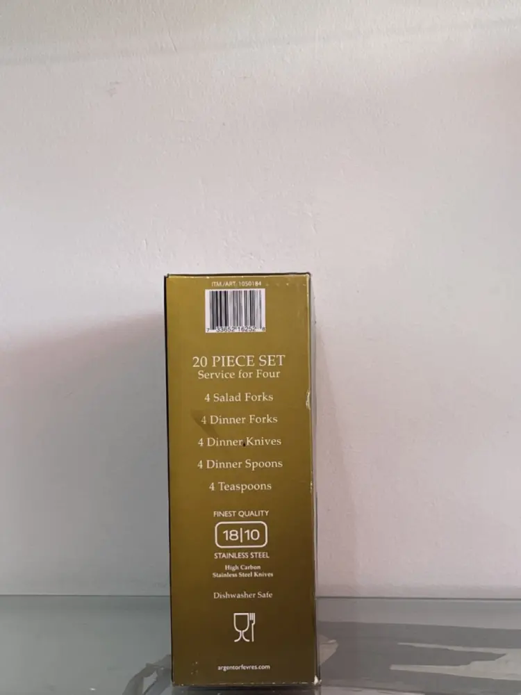 Argent Orfevres 20 piece (Service for 4) Alessi 18|10 Stainless Steel Flatware Set