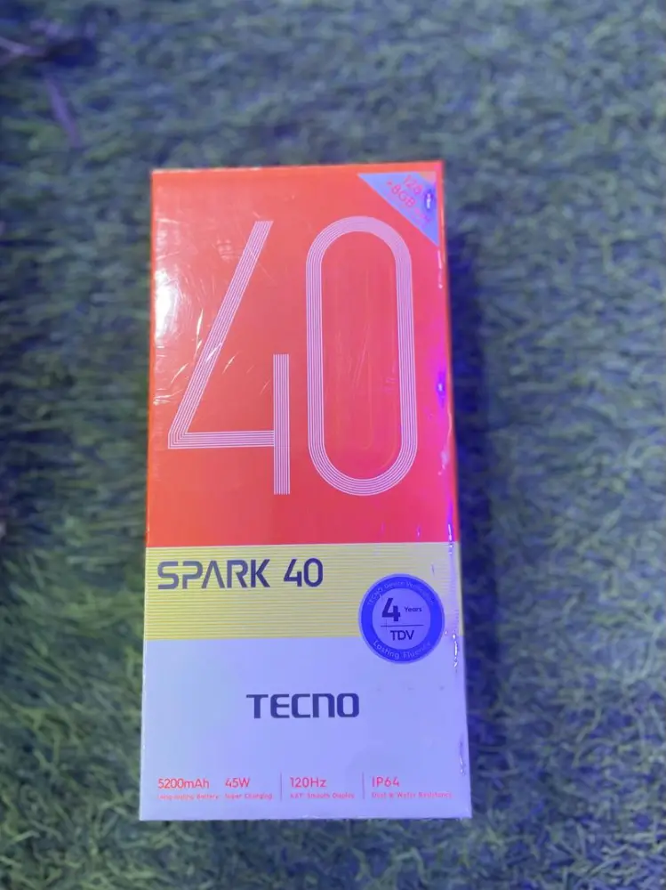 Tecno Spark 40 is a budget-focused 4G smartphone released (128+4)