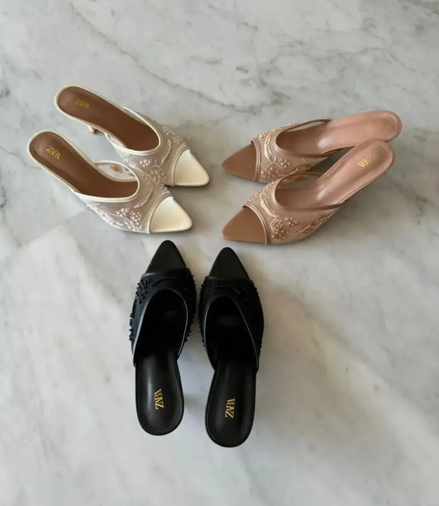 Zara ..Ladies Pointed toe High Heel Sandals