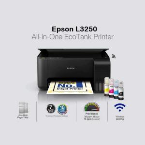 Epson EcoTank L3250 Color A4 Wi-Fi All-in-One Ink Tank Printer (Print, scan, copy)