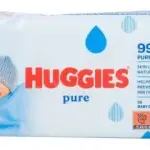 Box of Huggies Pure Baby Wipes 10*56 wipes