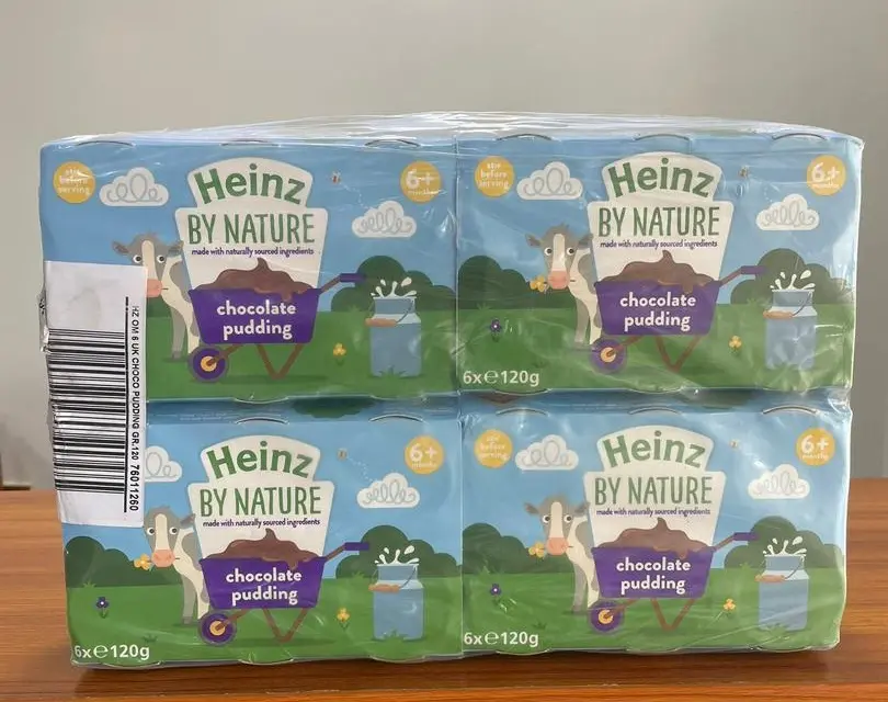 Heinz Chocolate Pudding Custard 4×6 ×120ml
