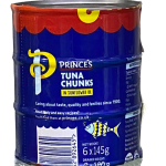 Princes Tuna Chunks in Sunflower Oil.