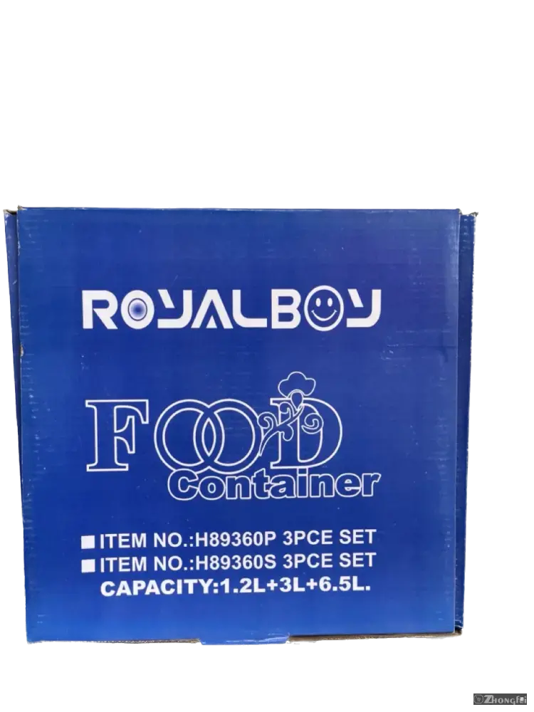 Royal Boy Food Container 3pcs
