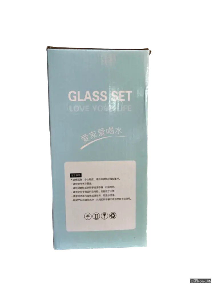 Home Colorful Cold Water Bottle Large Capacity High Borosilicate Glass Tea Set Cooler Teacups Water Cup Mugs