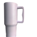 40oz Stainless Steel Double-Wall Vacuum Insulated Tumbler with Straw - White