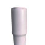 40oz Stainless Steel Double-Wall Vacuum Insulated Tumbler with Straw - White