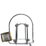 Spectrum Pantry Works Arch Vertical Napkin Holder, Upright Napkin Holder With Handle, Contemporary Napkin Storage for Dining Table, Countertop Napkin Storage for Kitchen Organization, Satin N