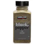 Kirkland Signature Fine Ground Black Pepper Food Spice Seasoning Dressing 348g