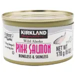 Kirkland - Signature Wild Alaskan Pink Salmon Boneless and Skinless - 170g