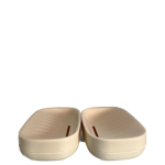 Pack Plastic Soap Dish, Soap Container, Double Layer Draining Soap Holder for Shower, Bathroom or Kitchen