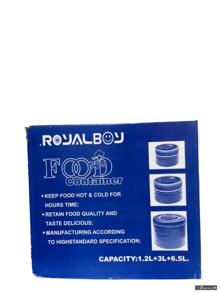 Royal Boy Food Container 3pcs