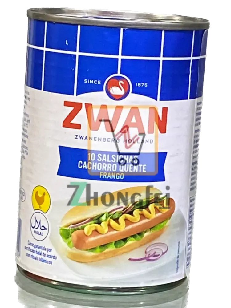Zwan 10 Hotdog Sausages Halal, 400g