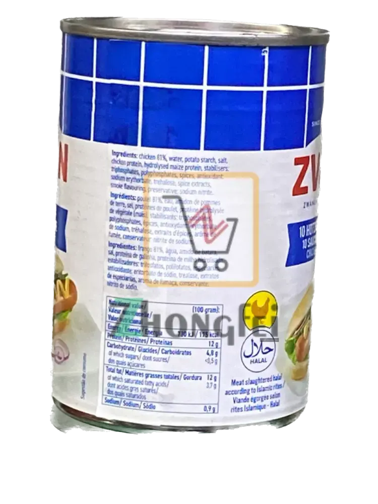 Zwan 10 Hotdog Sausages Halal, 400g