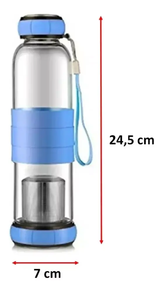 Alkaline Tabeab_Glass Anti-Oxident Water Bottle 500ml