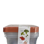 Pink Meal Prep Stackable Square Plastic Crisper High Heat Resistant Lids Food Containers Plastic Storage Box