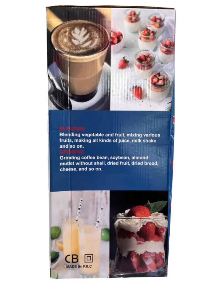 Top Chef Original Italy Blender 2 in 1" with model number TC-05Y.