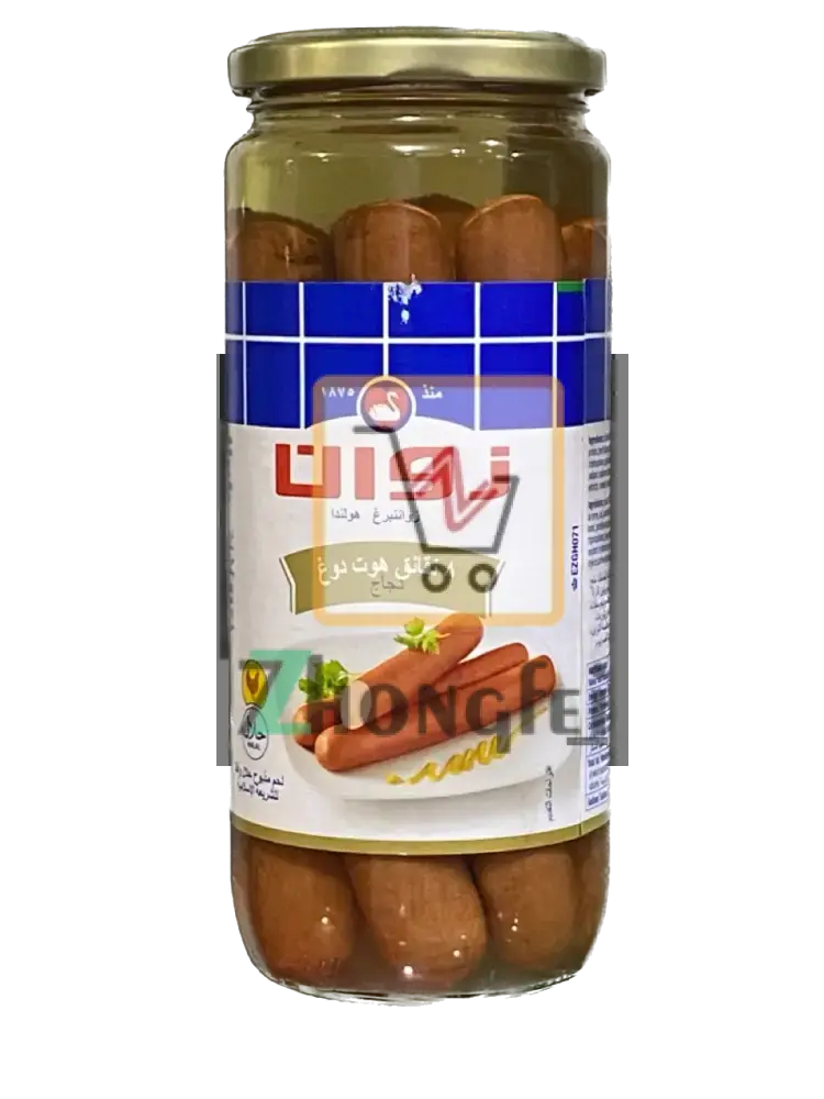 Zwan Chicken Hot Dogs In Jars 520g