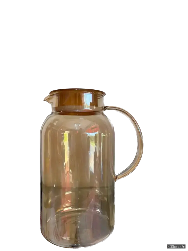 Home Colorful Cold Water Bottle Large Capacity High Borosilicate Glass Tea Set Cooler Teacups Water Cup Mugs