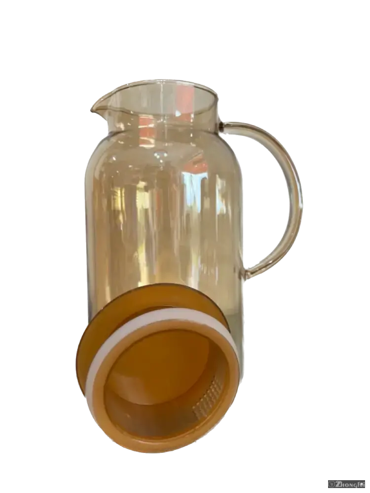 Home Colorful Cold Water Bottle Large Capacity High Borosilicate Glass Tea Set Cooler Teacups Water Cup Mugs