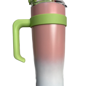 Insulated Sippy Cup, with Straw and Lid with Handle 40oz Capacity Travel Coffee Mug, for Hot and Cold Water Gift Decor.