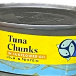 The Fishmonger Tuna Chunks in Sunflower Oil.