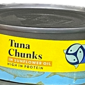 The Fishmonger Tuna Chunks in Sunflower Oil.