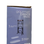Gourmet Basics by Mikasa 3-Tier Oval Server