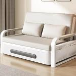 Sofa Bed, Sleeper 2 in 1 Pull Out Couch Bed with Storage Chaise for Living Room, with Pull Out Bed, Futon Folding Sofa Bed, Cozy Sofa Turns Bed, Linen Couch (Different colors 130 cm)